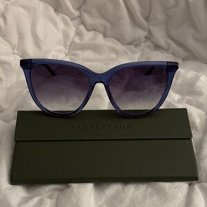 Longchamp Elegant Blue Sunglasses
